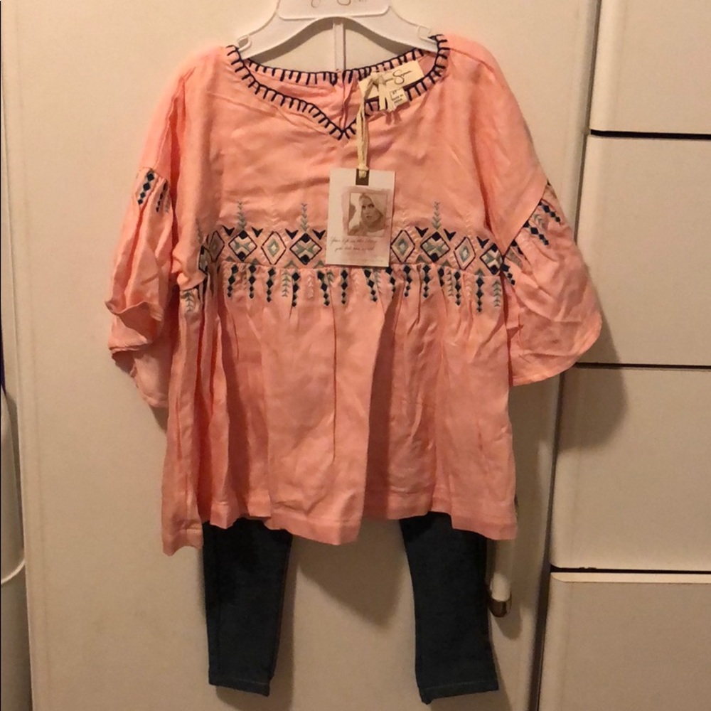 NWT Jessica Simpson girls set